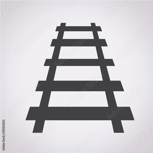 Railway track icon