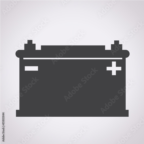 Car battery icon