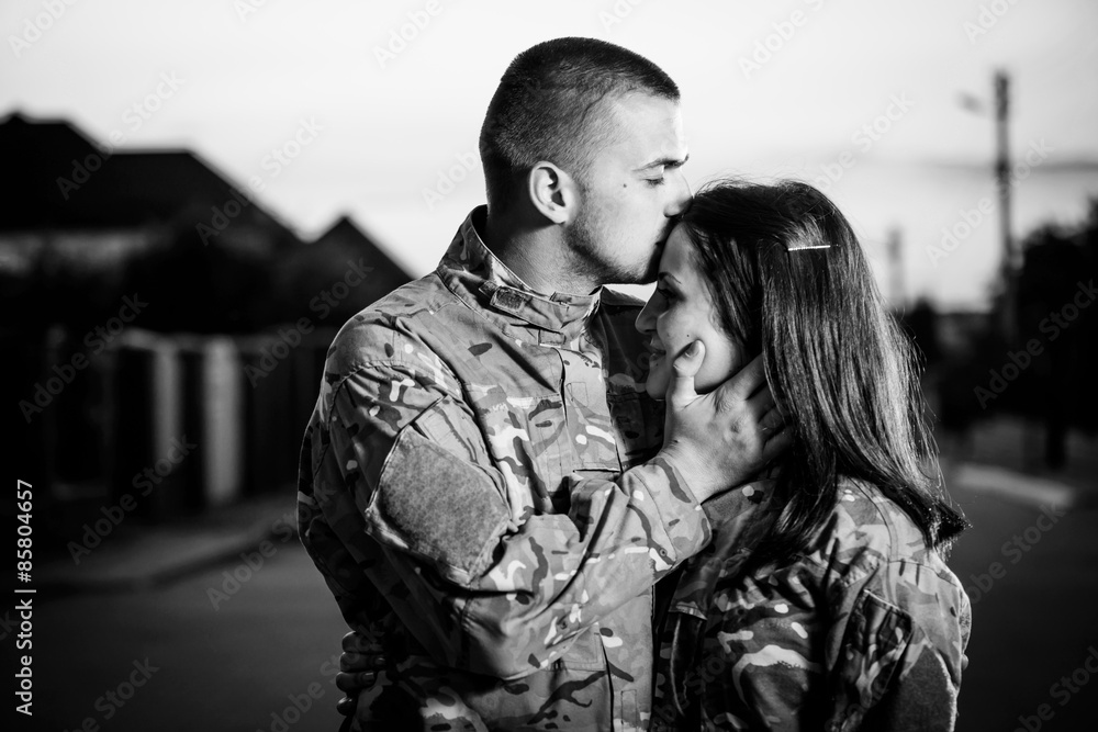 military kiss