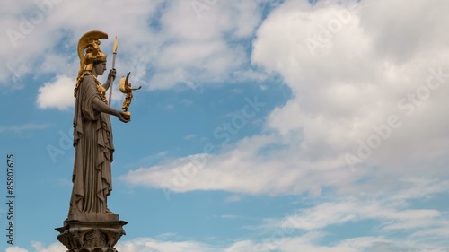 Pallas Athene, time lapse 4k