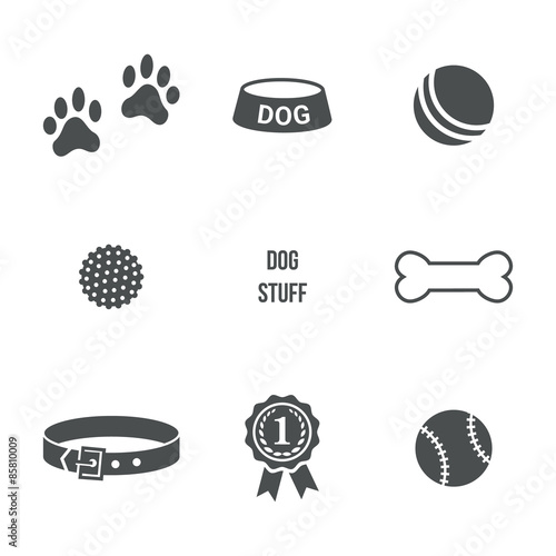 Dog stuff set