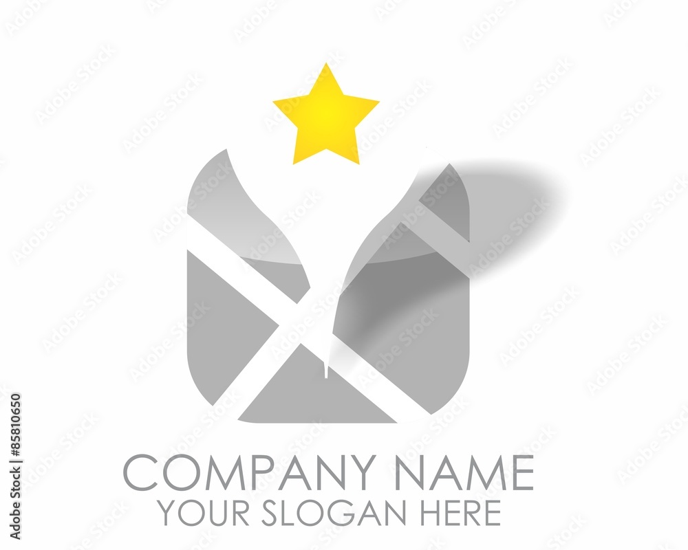 Obraz premium tool signpost GPS star