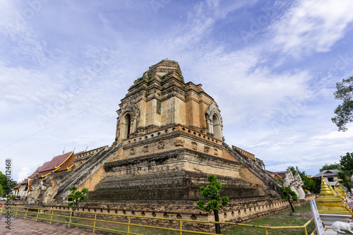 Ancient Pagoda at Wat Chedi Luang,Chiang Mai