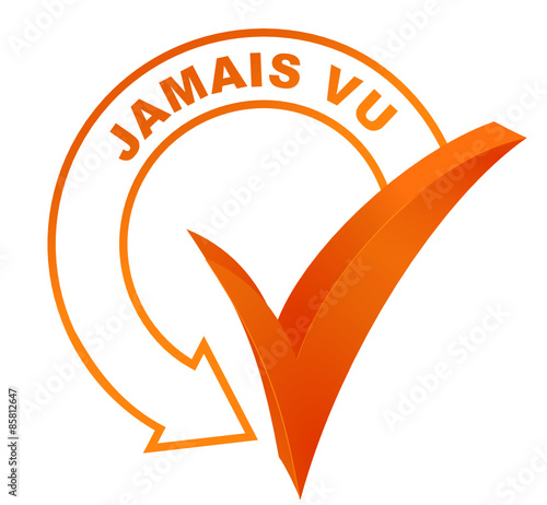 jamais vu sur symbole validé orange