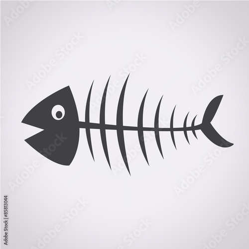 Fish skeleton