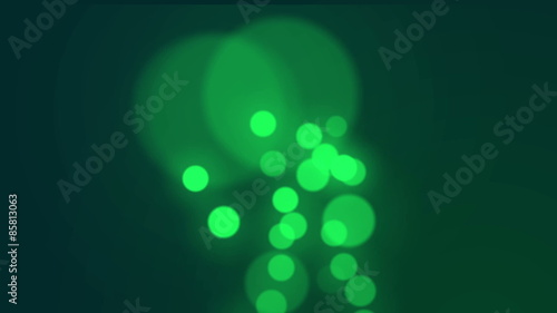 Looped dark green background with glowing slow green particles