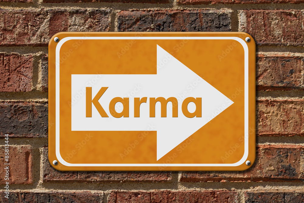 Obraz premium Karma Sign