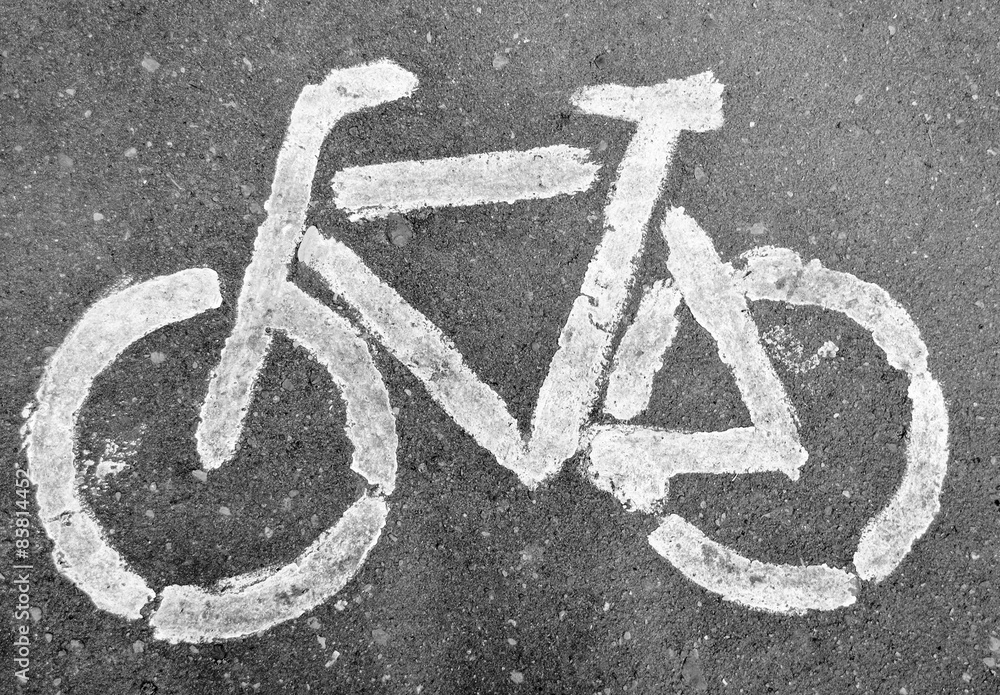 Bicycle road sign Bicycle road sign