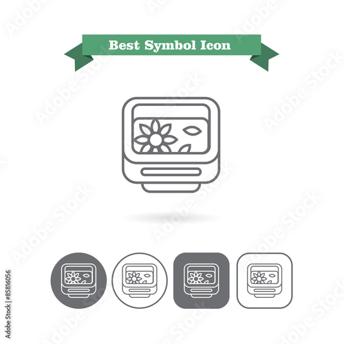 Garden washbowl icons