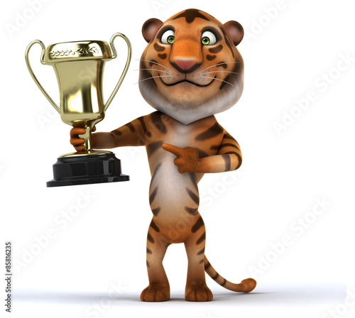 Fototapeta Naklejka Na Ścianę i Meble -  Fun tiger