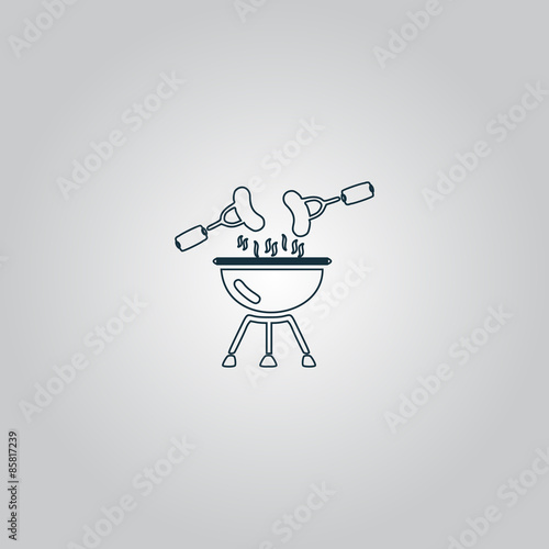 Grill Or Barbecue Icon