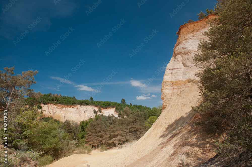 Felsen des Colorado Provencal Felsen des Colorado Provencal