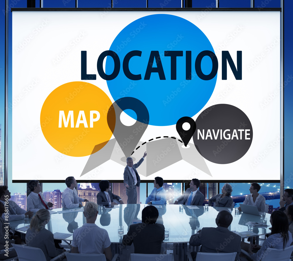 Location Destination Navigation Map Direction Concept Location Destination Navigation Map Direction Concept