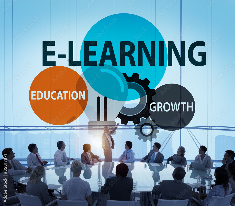 E-learning Education Growth Knowledge Information Concept E-learning Education Growth Knowledge Information Concept
