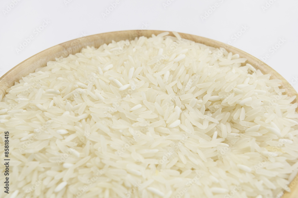 Thai red long grain jasmine rice concept Thai red long grain jasmine rice concept