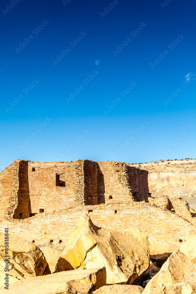 Buildings in Chaco Culture National Historical Park, NM, USA