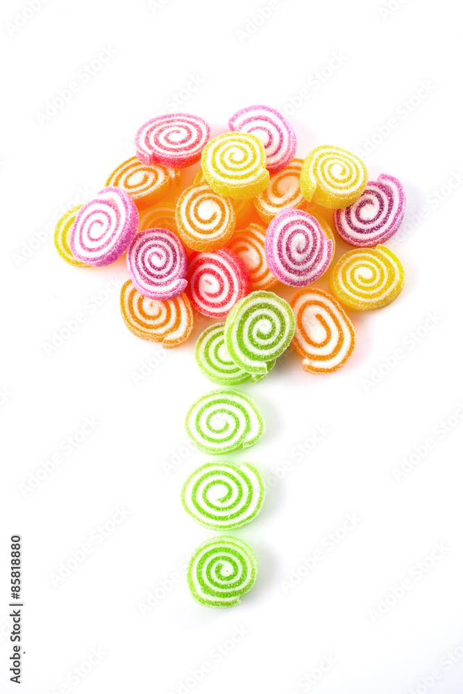 Colorful sweet candies Colorful sweet candies