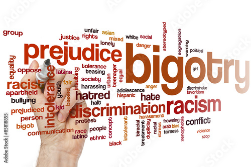 Fotografija Bigotry word cloud