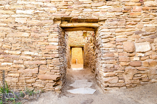 Buildings in Chaco Culture National Historical Park  NM  USA