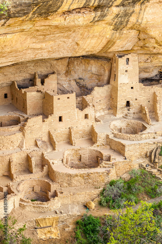 Cliff dwellings in Mesa Verde National Parks, CO, USA photo