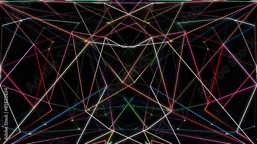 Neon Polygon Background
