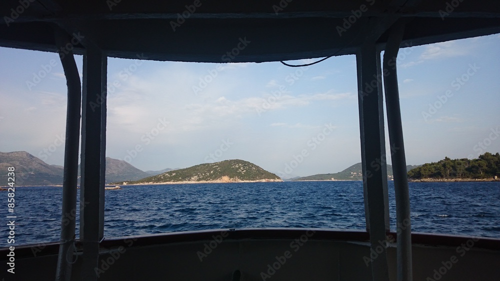 Bootsfahrt in Dalmatien