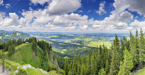 Panorama View Alpspitze Nesselwang
