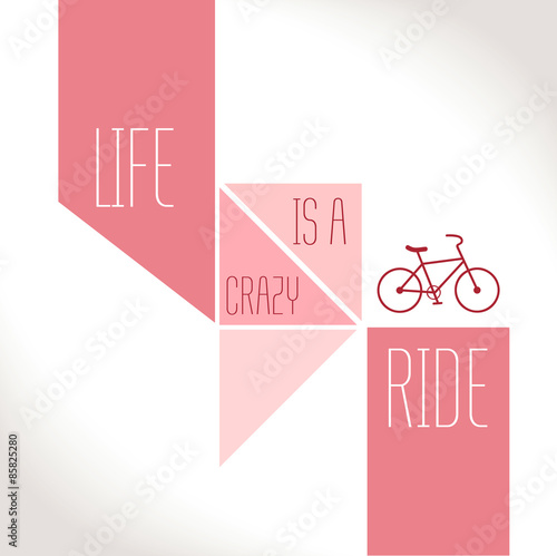 Motivation Quote - Life is a crazy ride