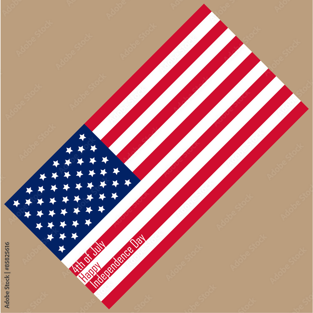 Fototapeta premium Happy independence day
