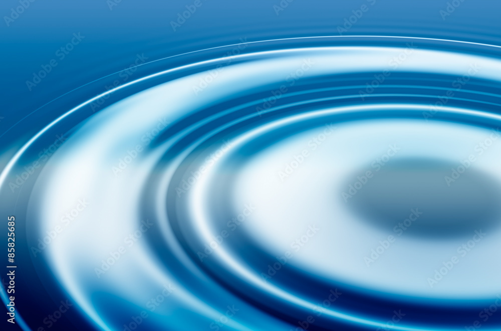 Blue background with abstract circles Blue background with abstract circles