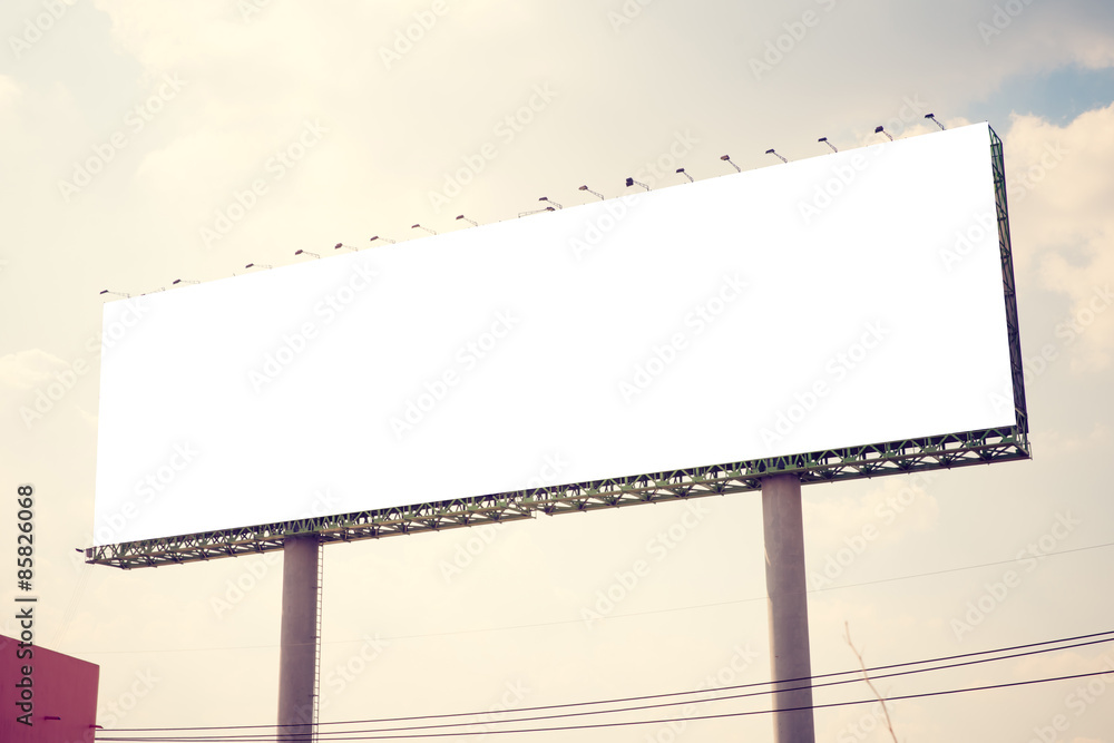 Obraz premium Blank billboard.