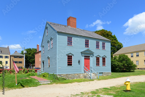 Wheelwright House was built in 1780 at Strawbery Banke Museum in Portsmouth, New Hampshire photo