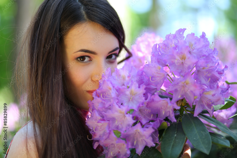 Naklejka premium cute woman