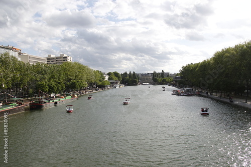 Canal Saint Martin à Paris 
