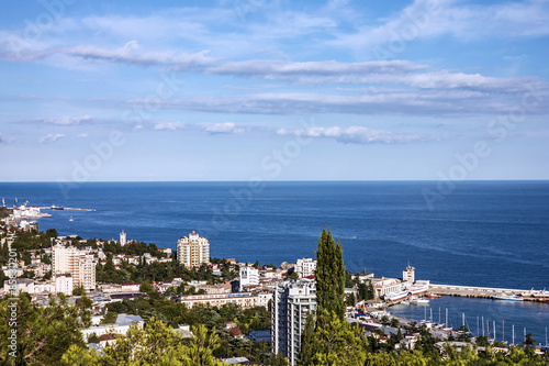 Yalta cityscape, Crimea beach, Russia © Travel Faery