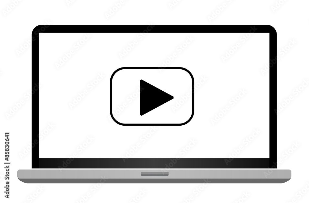 Lecteur vidéo sur un ordinateur portable Lecteur vidéo sur un ordinateur portable