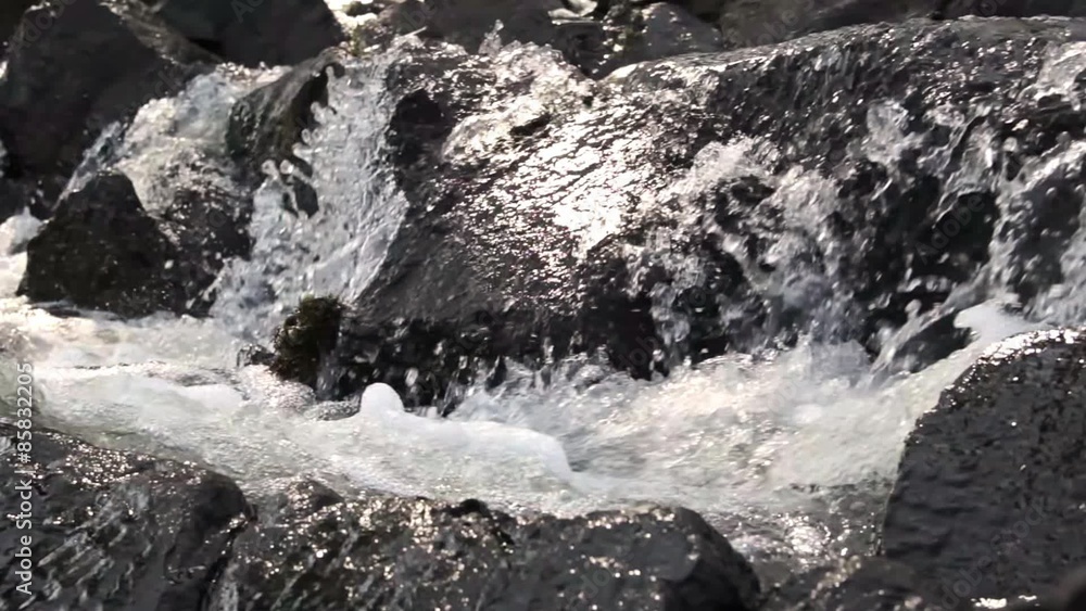River and waterfall River and waterfall