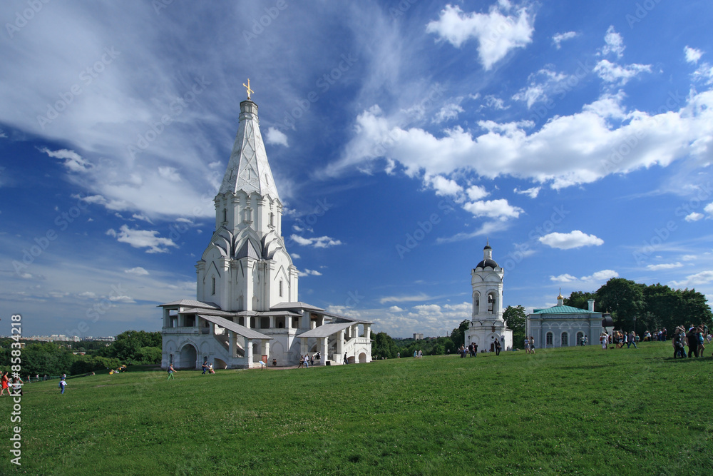 The Church of the Ascension (1532) in Kolomenskoye, Moscow, Russia.  