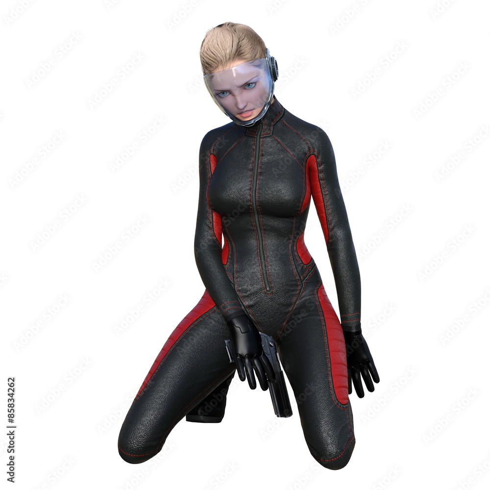 Fototapeta premium 女性戦士