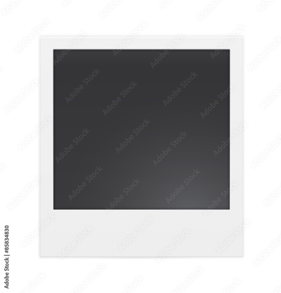 Photo frame isolated on white background. Vector illustration Photo frame isolated on white background. Vector illustration