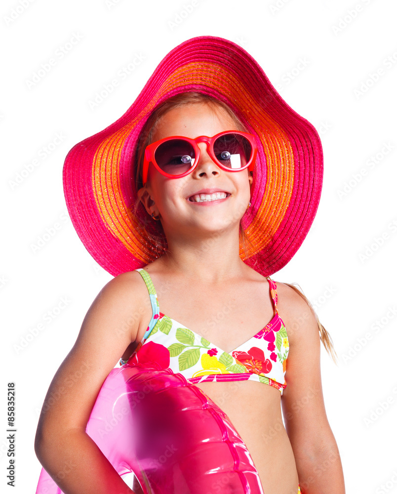 Girl in swimsuit Girl in swimsuit
