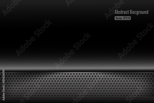 Chrome black and grey background texture vector illustration 006