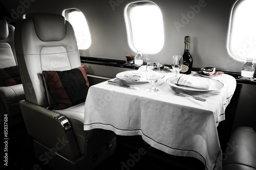 Luxury Business Jet Interior