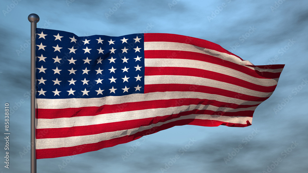 Obraz premium Flag of USA