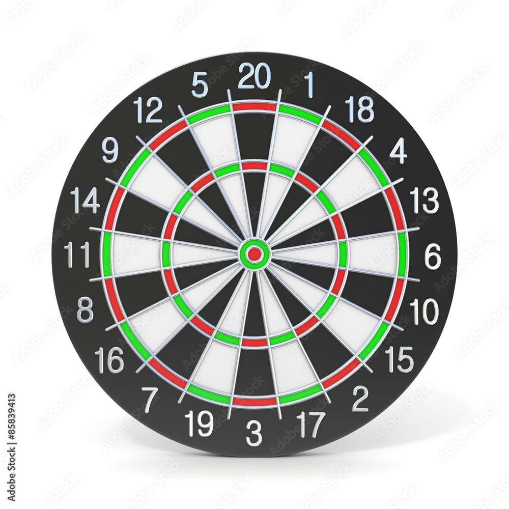 Dartboard. Front view Dartboard. Front view