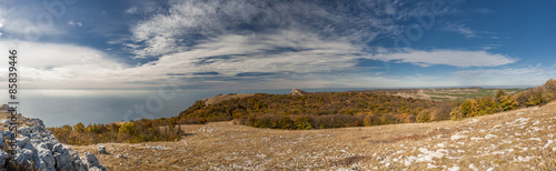 Crimea autumn panorama
