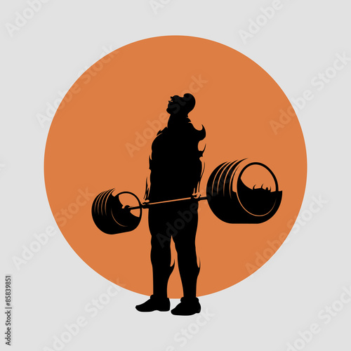 powerlifting deadlift barbell