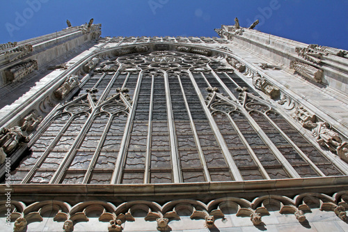finestrone absidale del Duomo di Milano photo