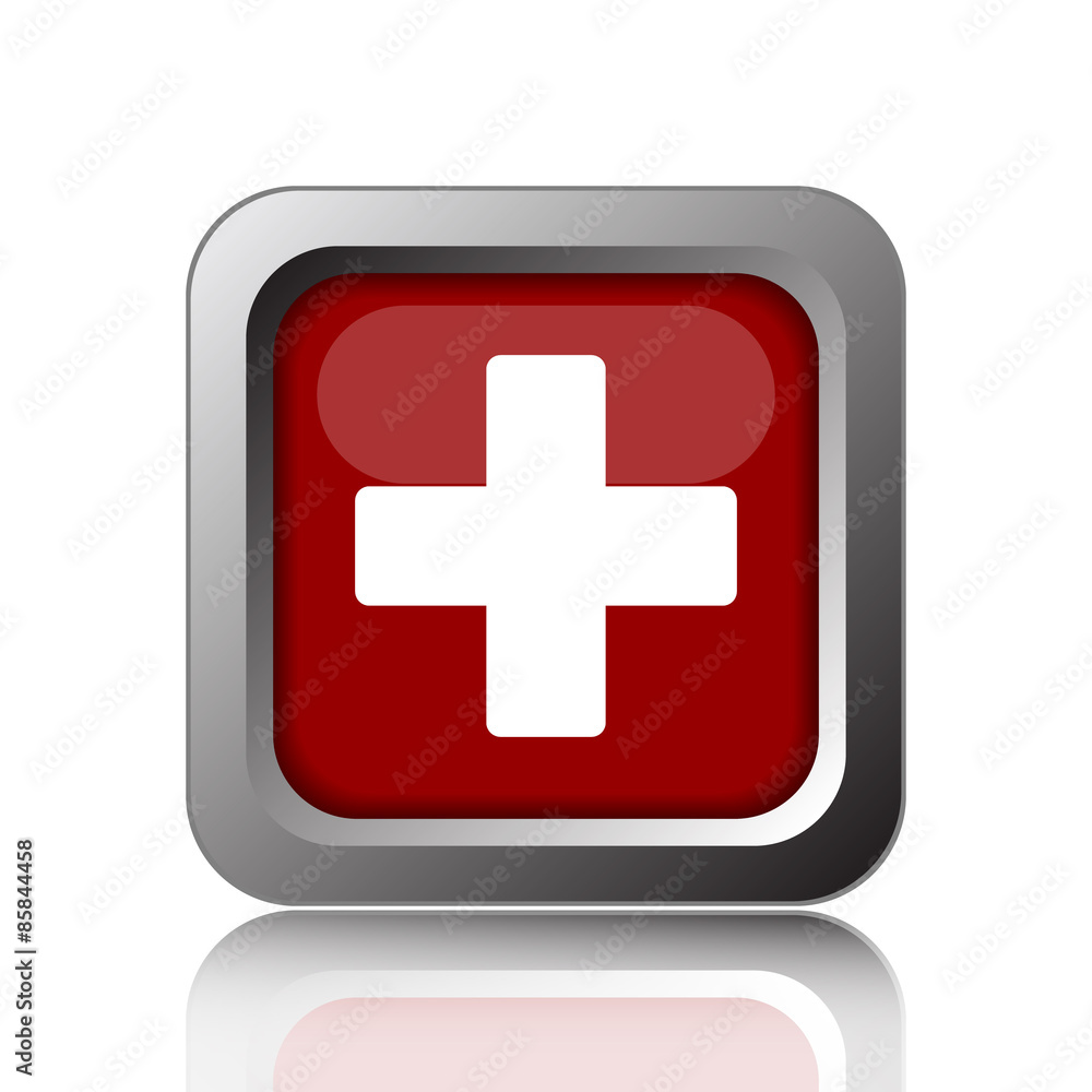 Obraz premium Medical cross icon