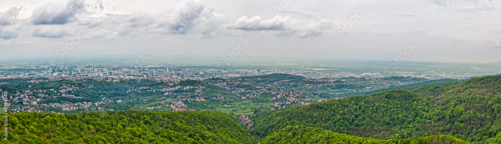 Panorama of the Zagreb